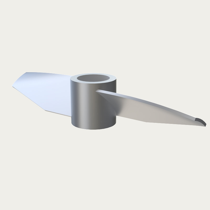 CAY Two-Blade Propeller Low Viscosity Agitator